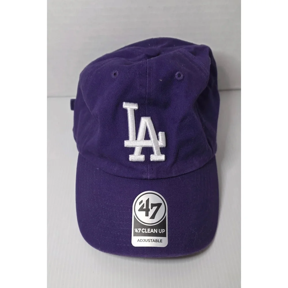 '47 LA Dodgers Clean‎ Up Adjustable Hat Purple MLB Cap OSFA